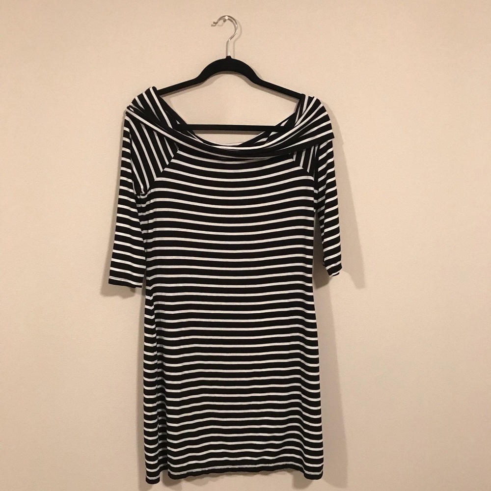 Black and white dress